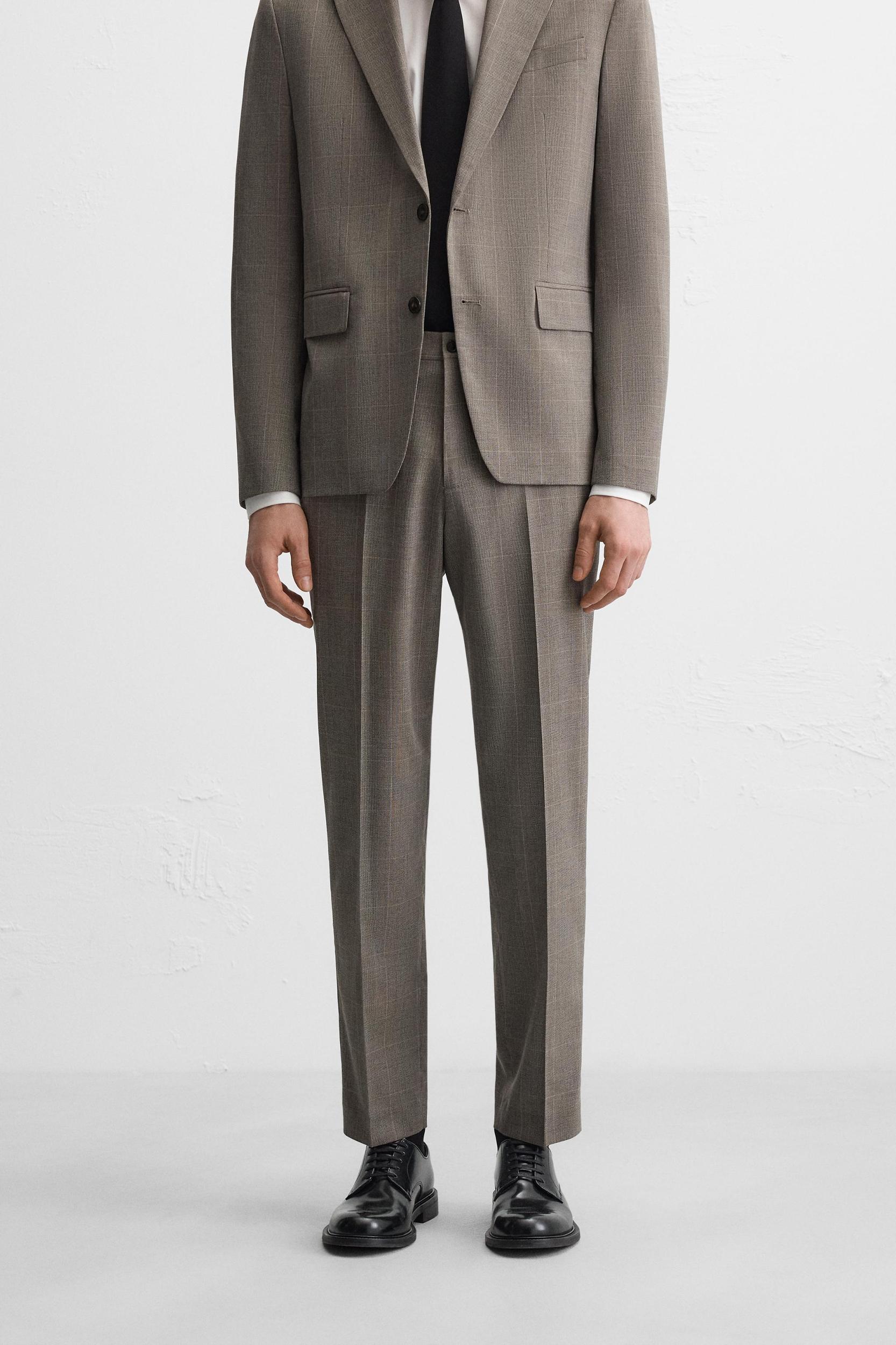 PLAID SUIT PANTS Product Image