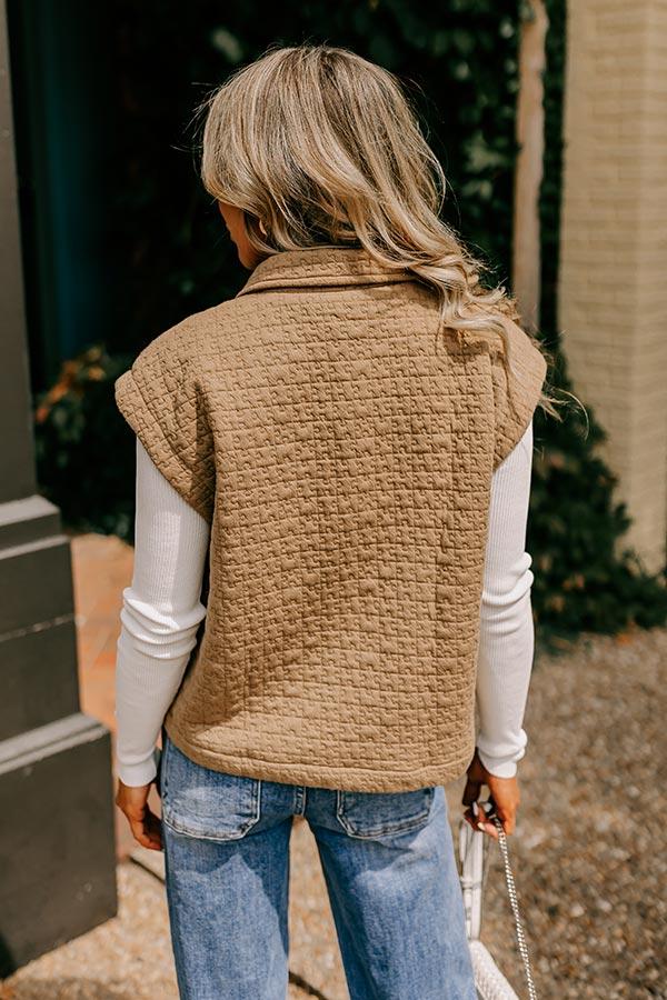 The Missing Piece Quilted Vest Product Image