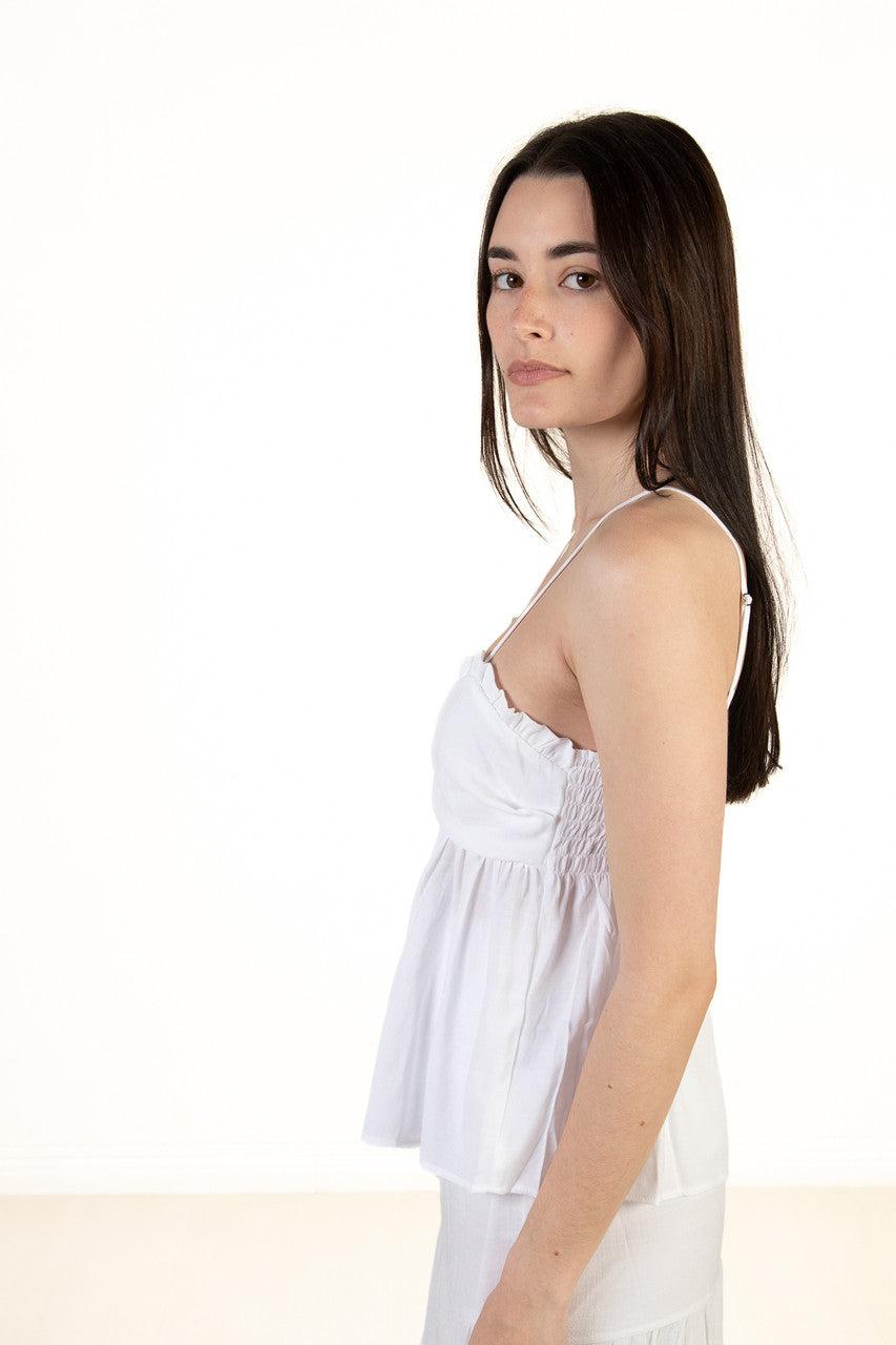 White Babydoll Cami Product Image