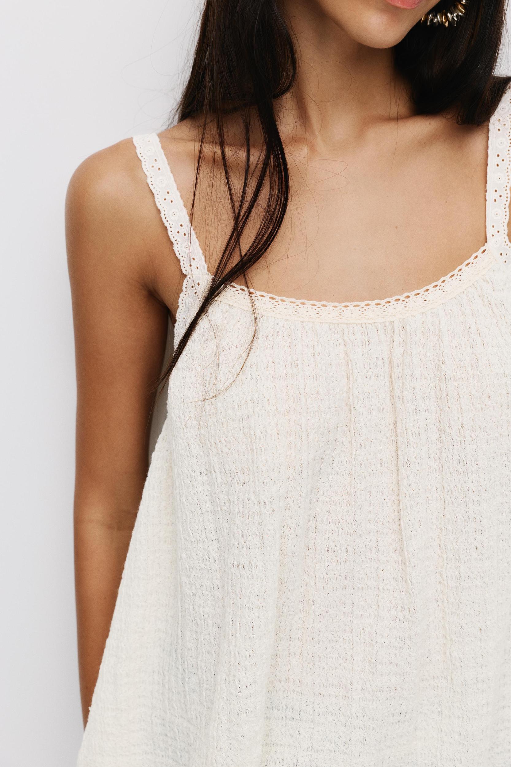 Strappy flared top Product Image