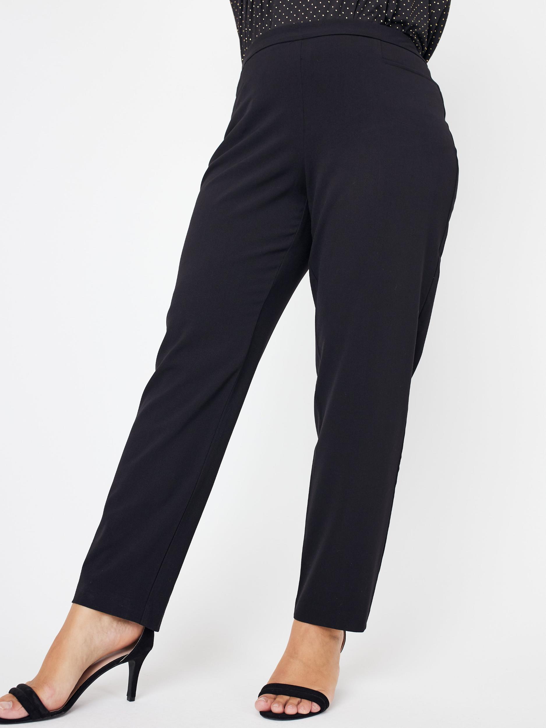 Roz & Ali™ Secret Agent Pull On Tummy Control Pants With L Pockets, Short Length Plus Product Image