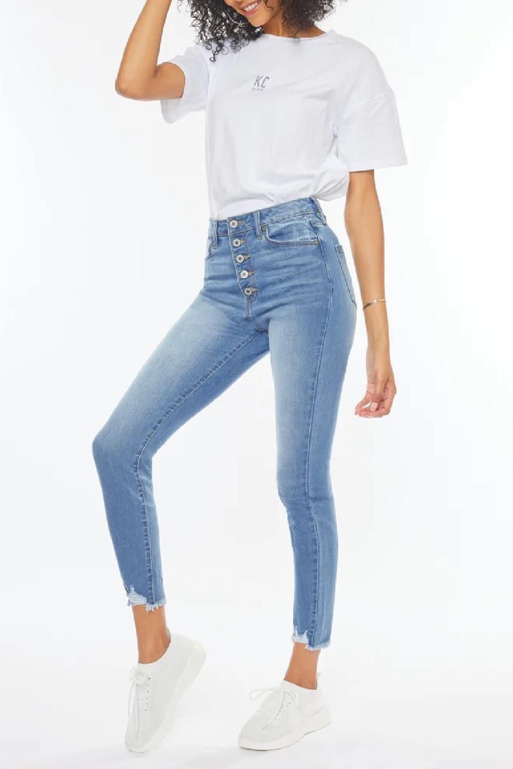 Highrise Button Fly Denim Product Image