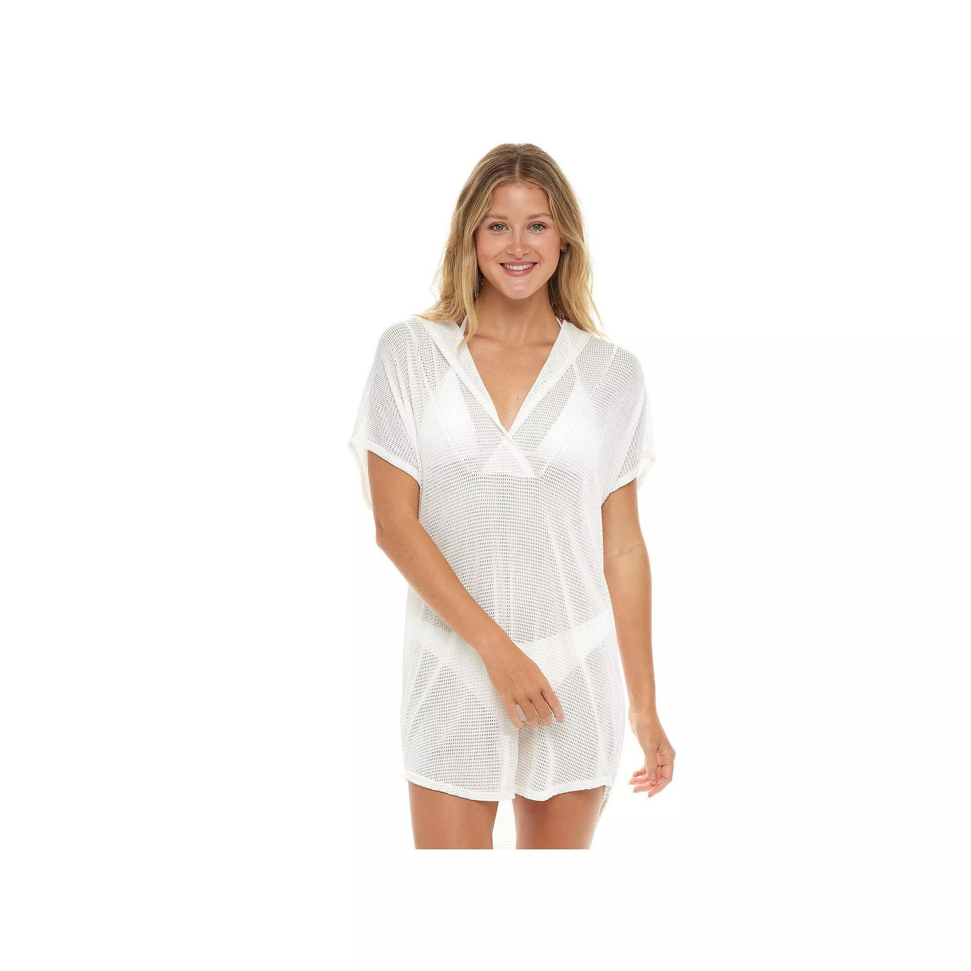 Women's Jordan Taylor Hooded Mesh Swim Cover-Up Hoodie,  Product Image