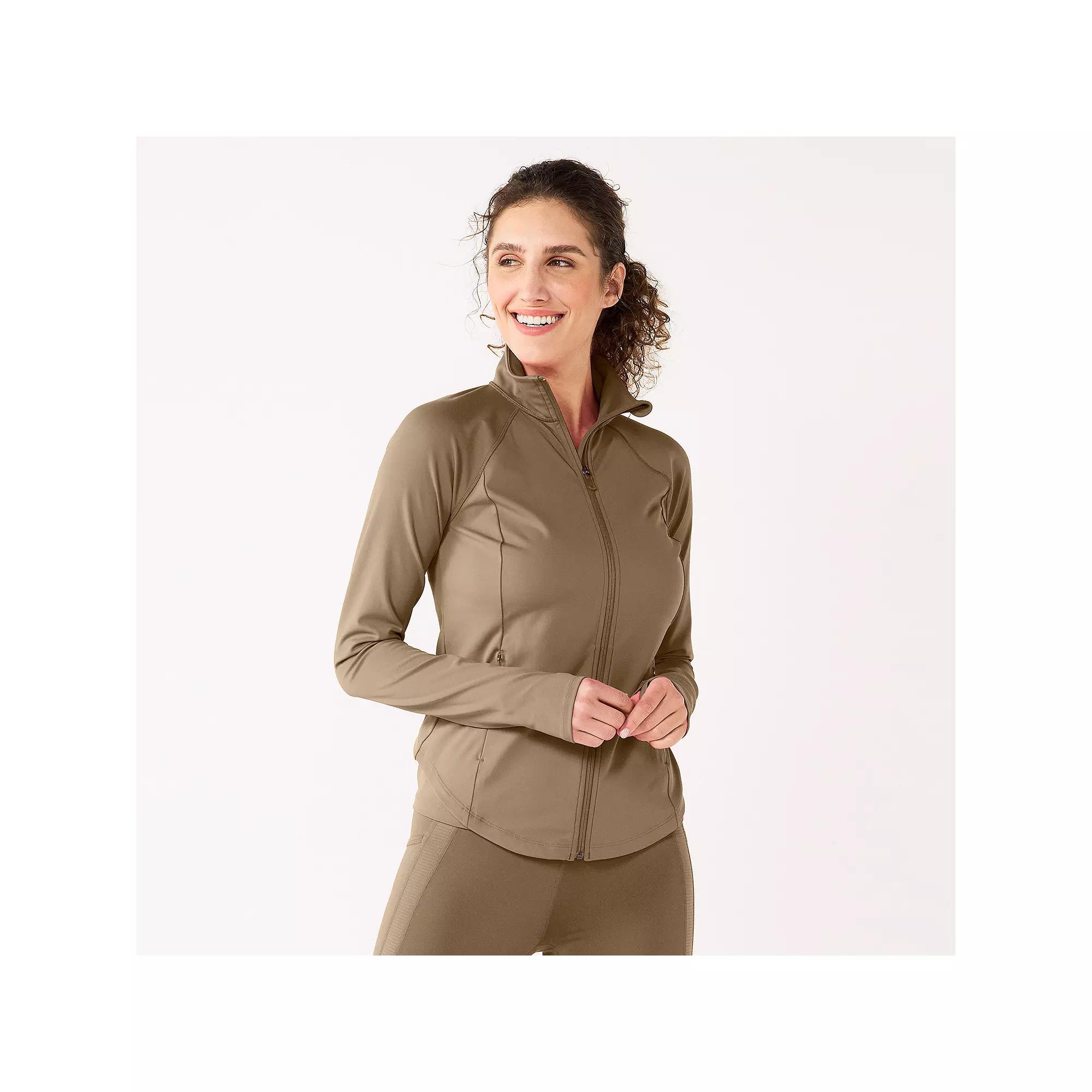 Women's Tek Gear® Ultrastretch Performance Jacket, Size: Medium, Kalari Green Product Image