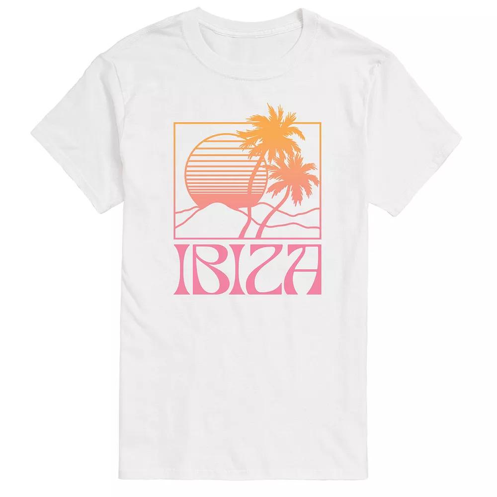 Men's Ibiza Sun Palms Graphic Tee,  Product Image