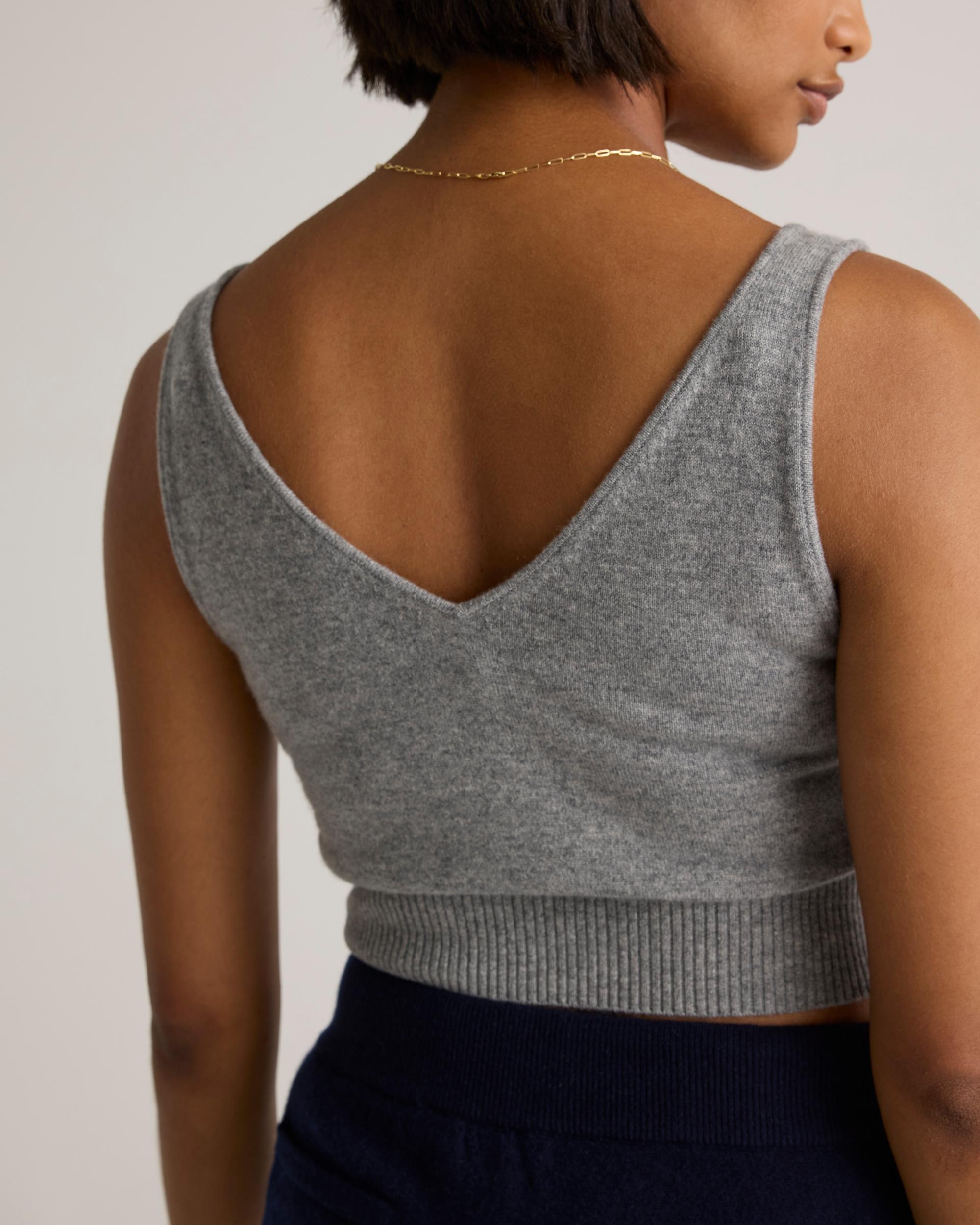 Quince | Women's Mongolian Cashmere Cropped Tank Top Product Image