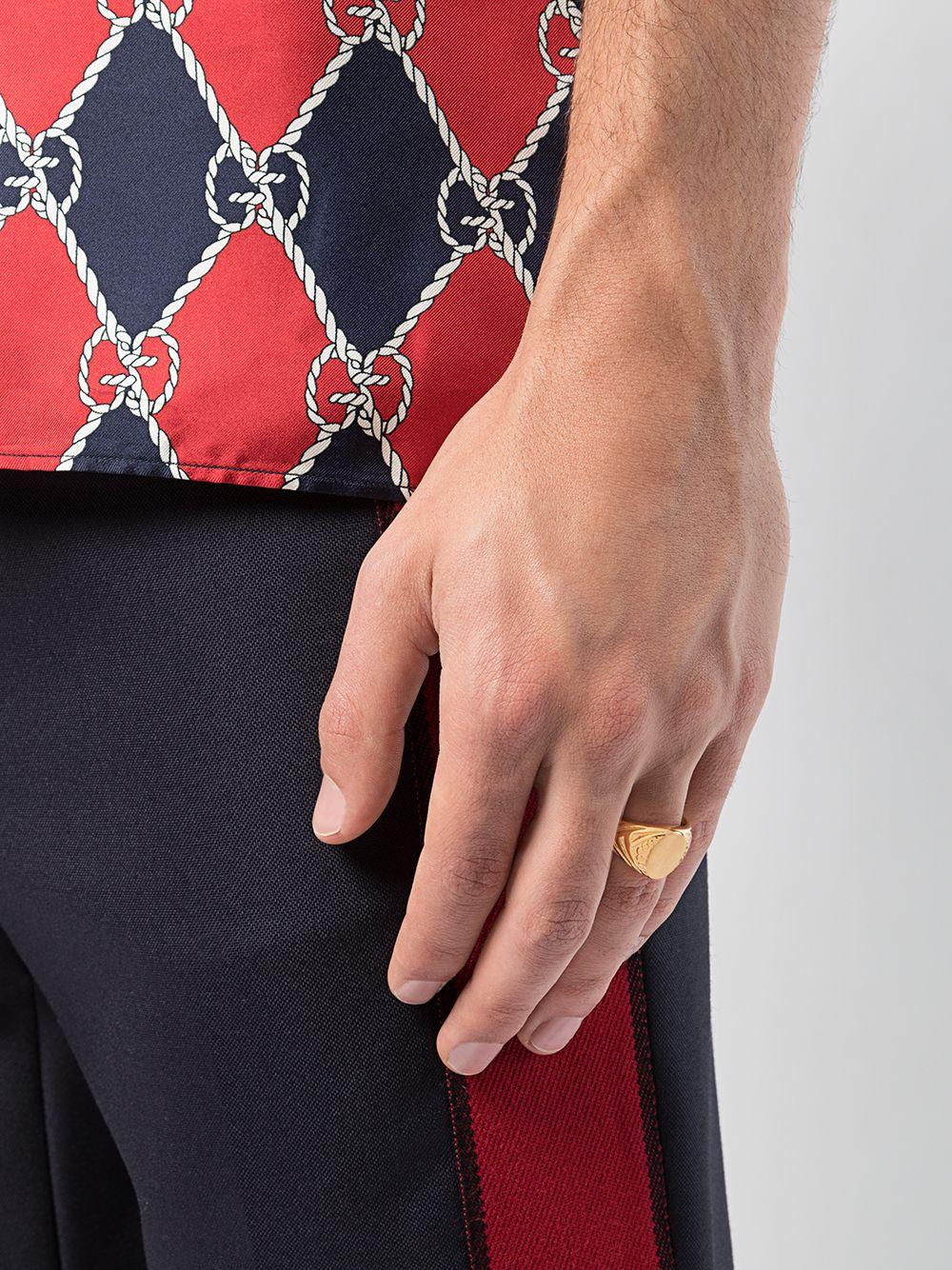 decorative engraved signet ring Product Image