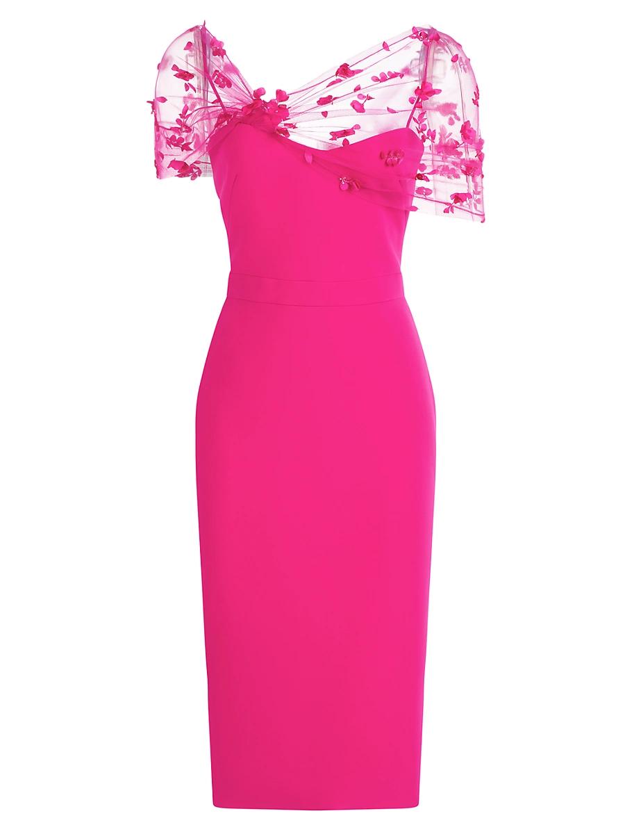 Womens Gia Beaded Shawl-Embellished Dress Size 0 Product Image