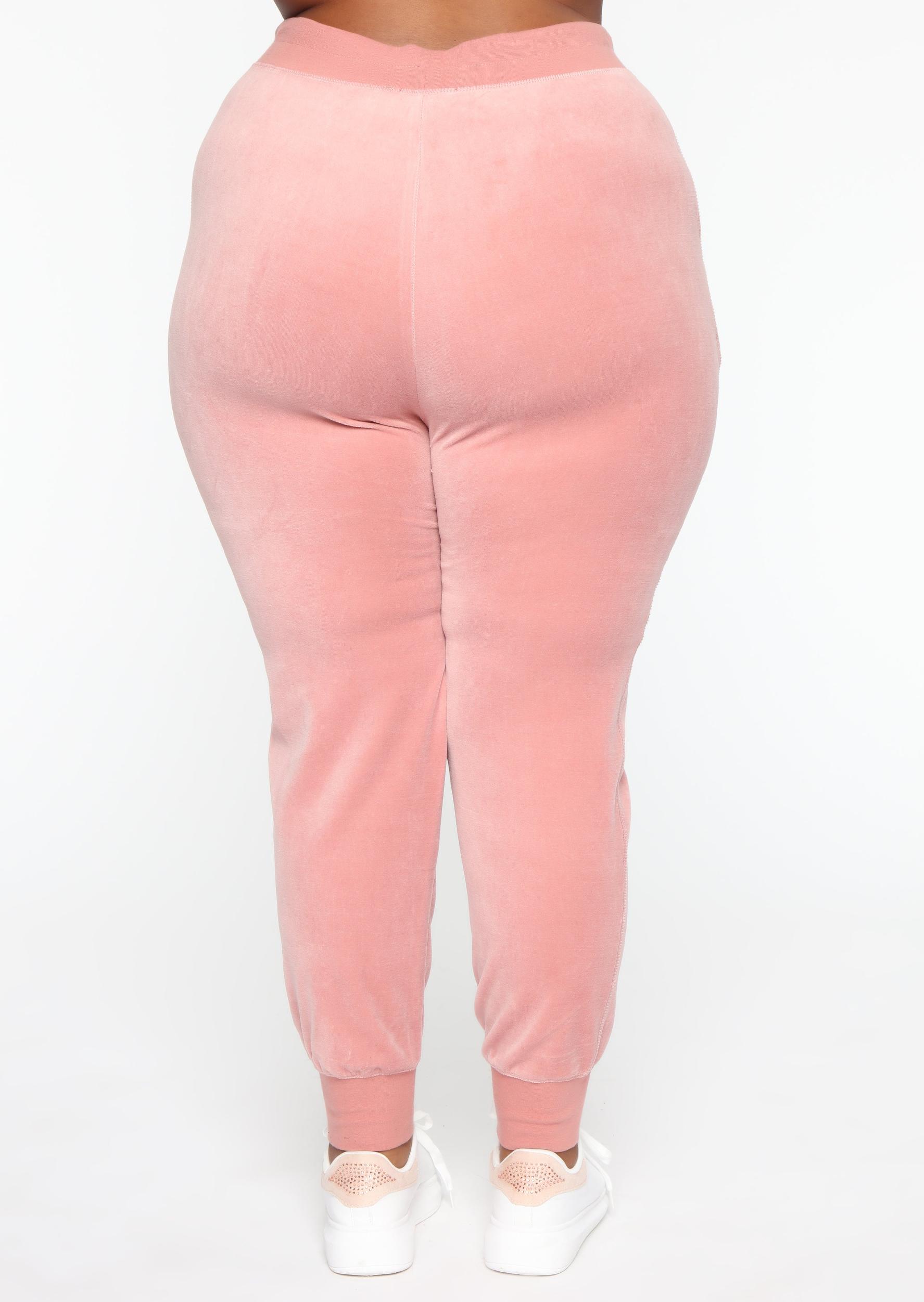 The Original Trendsetter Velour Set - Mauve Product Image