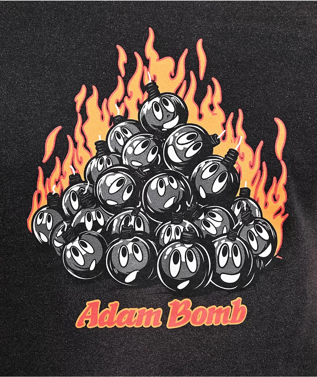 Adam Bomb Pile Black Wash T-Shirt Product Image