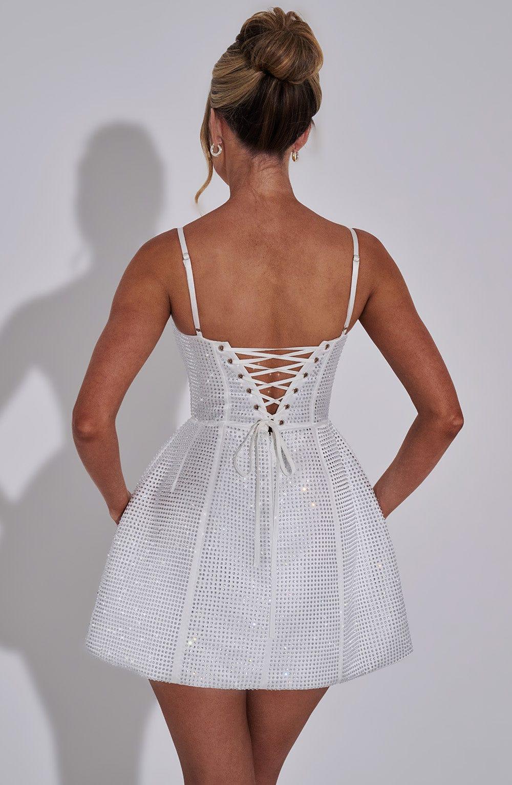 Emma Mini Dress - Ivory Product Image