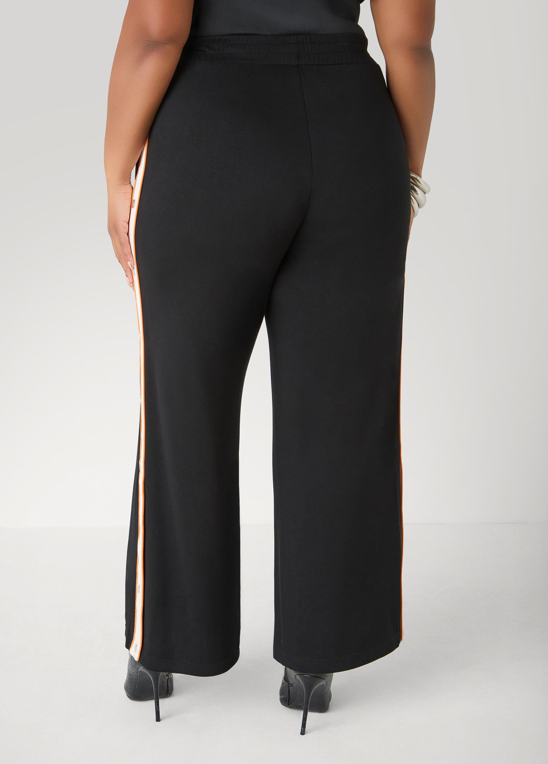 Snap Detailed Jersey Track Pants Product Image