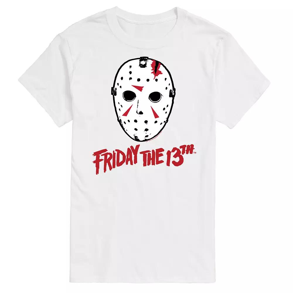 Men's Friday The 13th Ski Mask Logo Graphic Tee,  Product Image