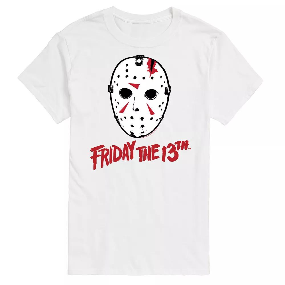 Men's Friday The 13th Ski Mask Logo Graphic Tee,  Product Image