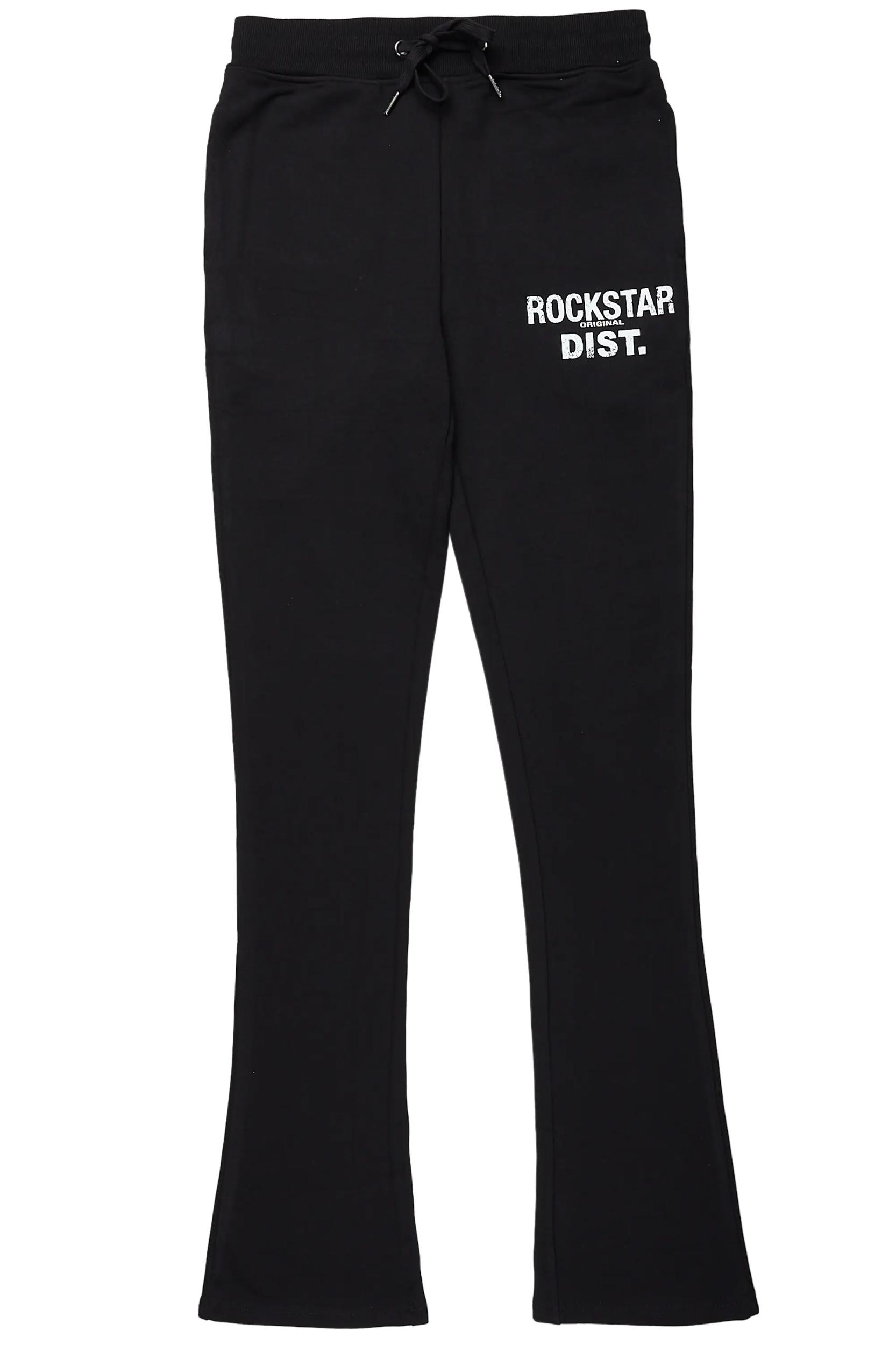 Alpine Black Stacked Flare Pant Male Product Image