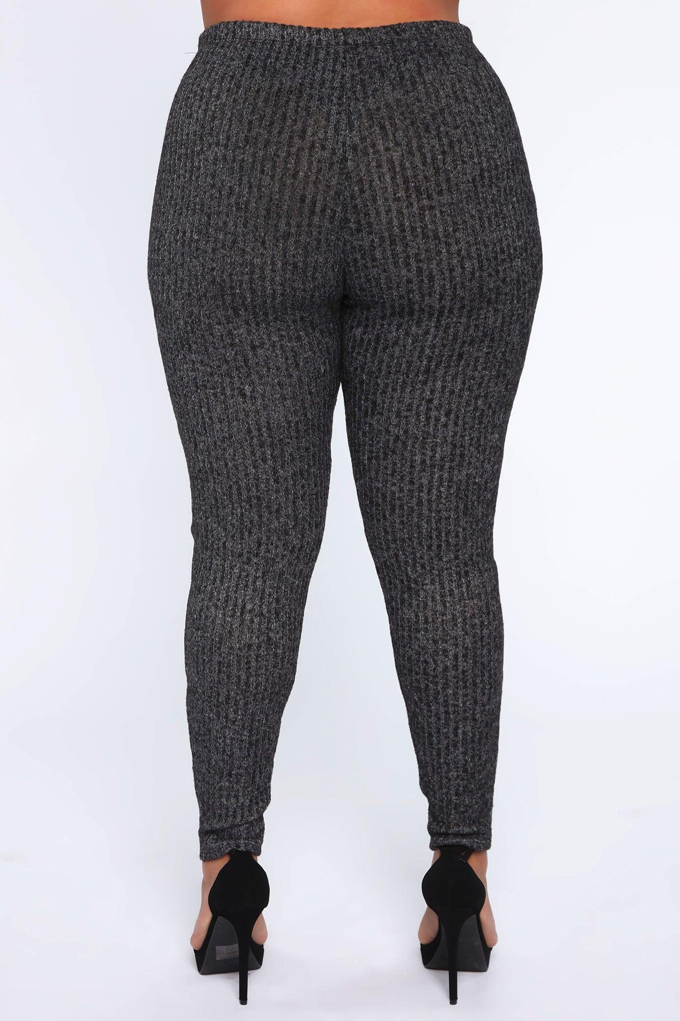 Feeling The Chill Sweater Set - Charcoal Female Product Image