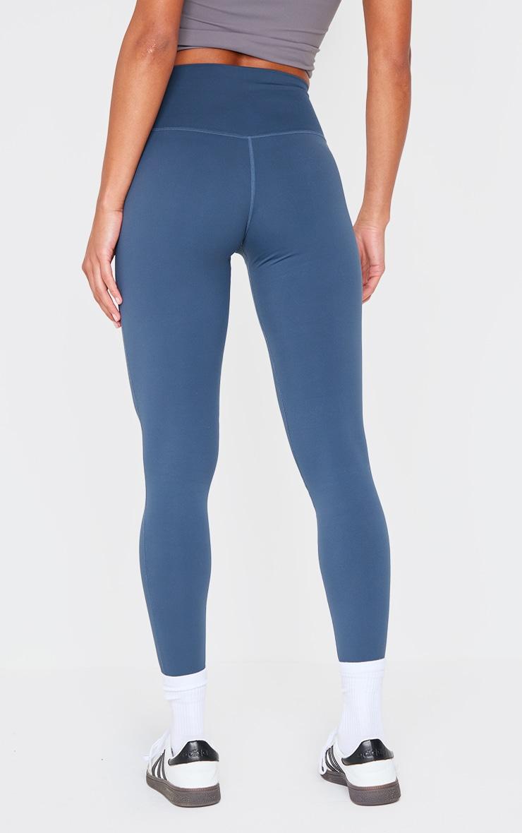 Midnight Blue Ultimate Sculpt High Waisted Gym Leggings Product Image