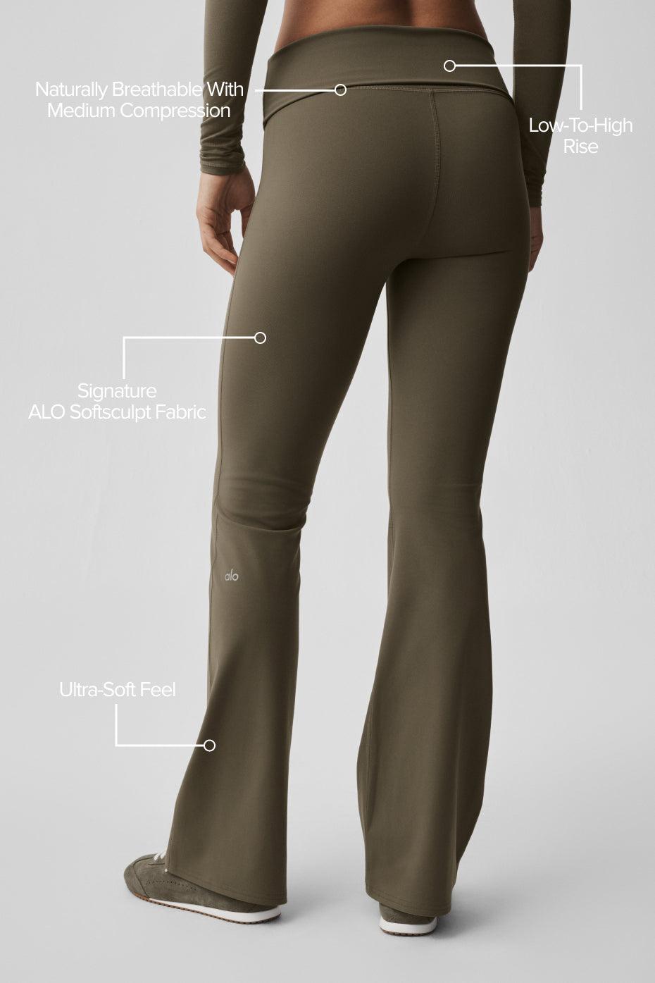ALO Softsculpt Precision Half Sleeve Tee - Olive Tree Product Image