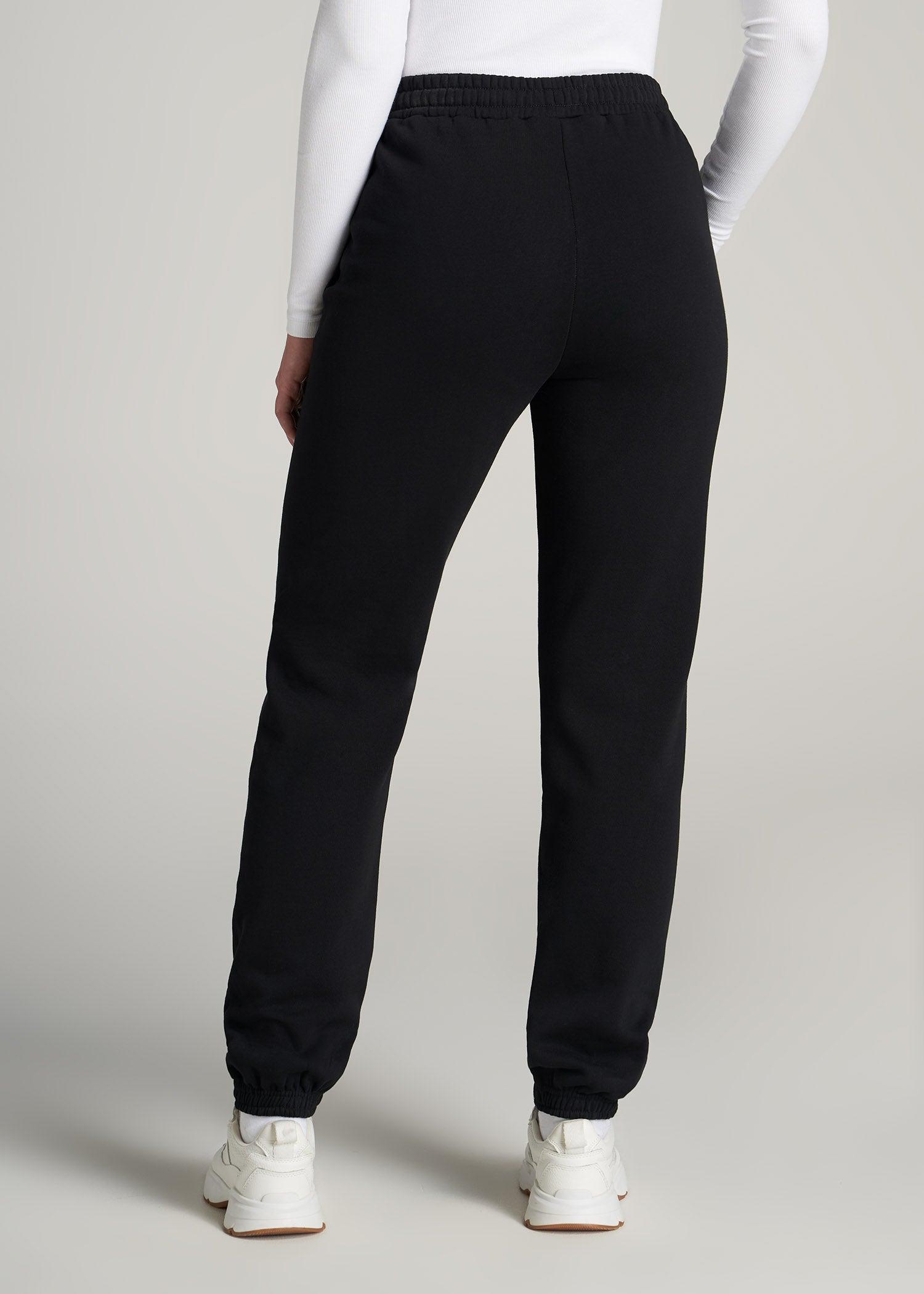 Wearever Fleece Relaxed Sweatpants for Tall Women in Black Female Product Image
