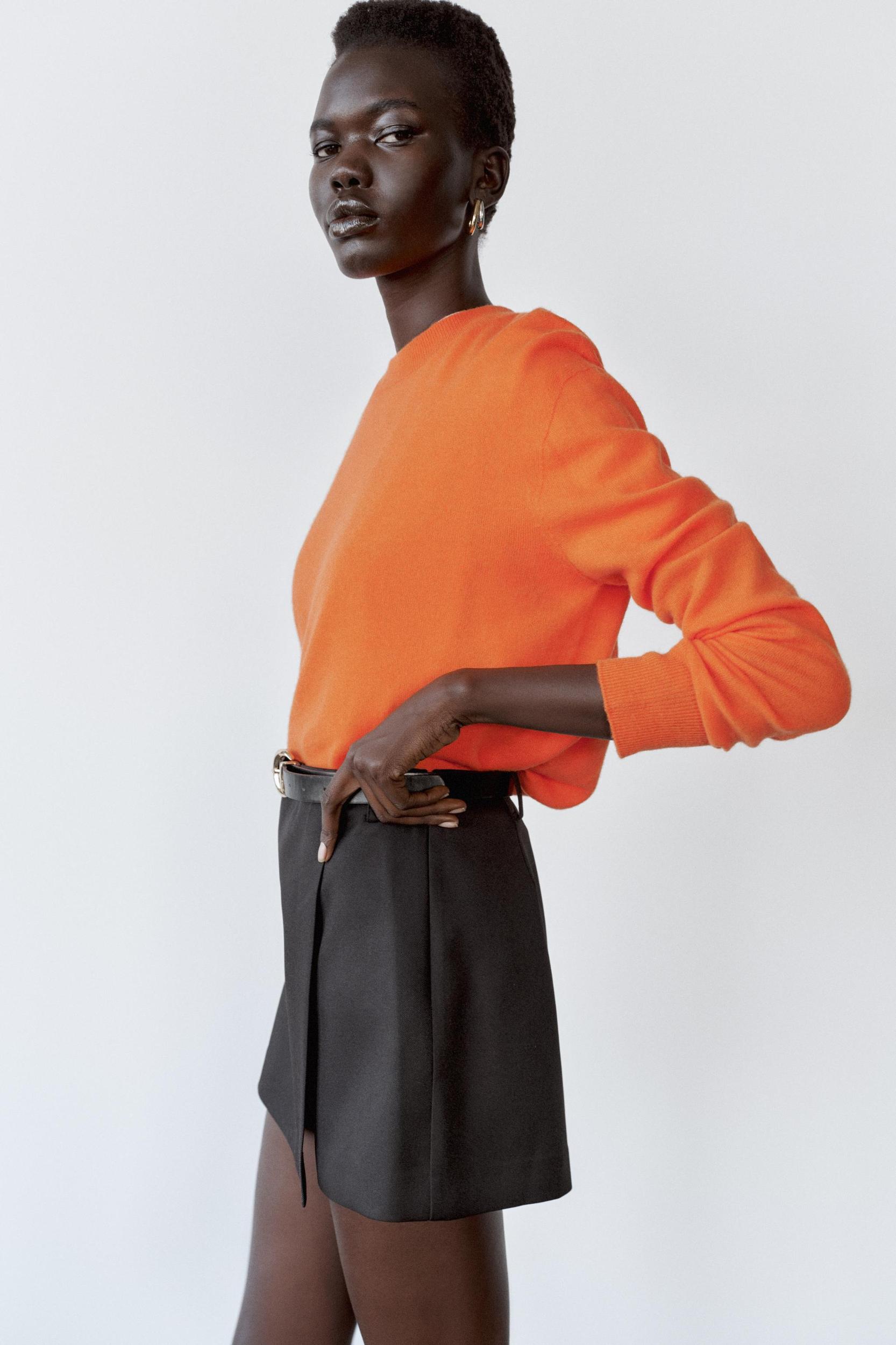 BELTED WRAP SKORT Product Image