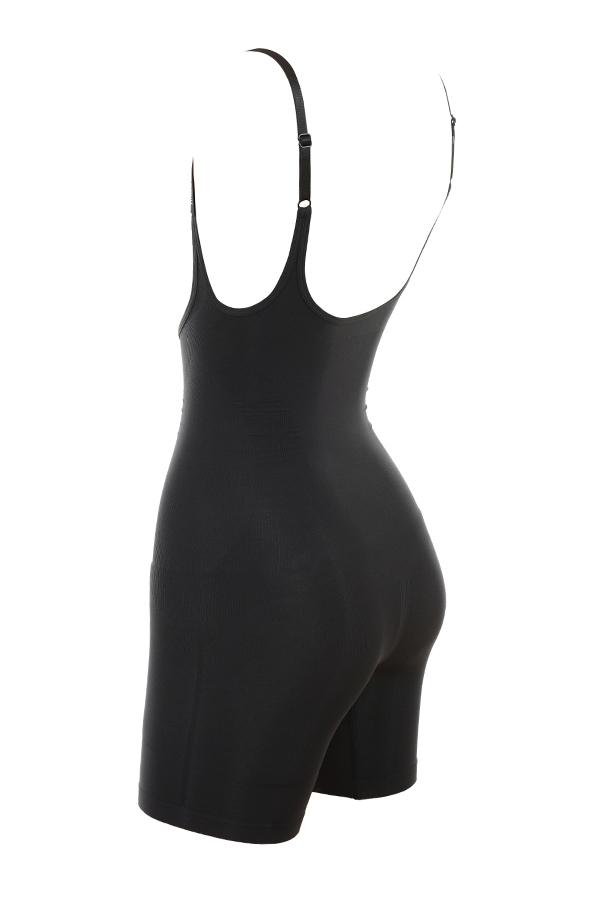  mid thigh sculpting bodysuit ink - sale Product Image