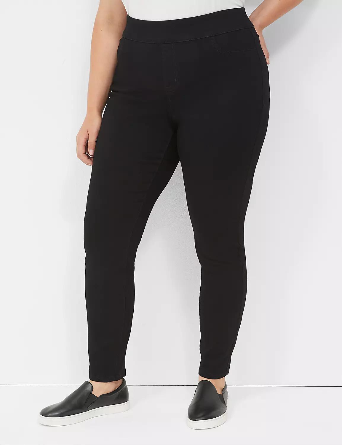 Pull-On High-Rise Sateen Jegging Product Image