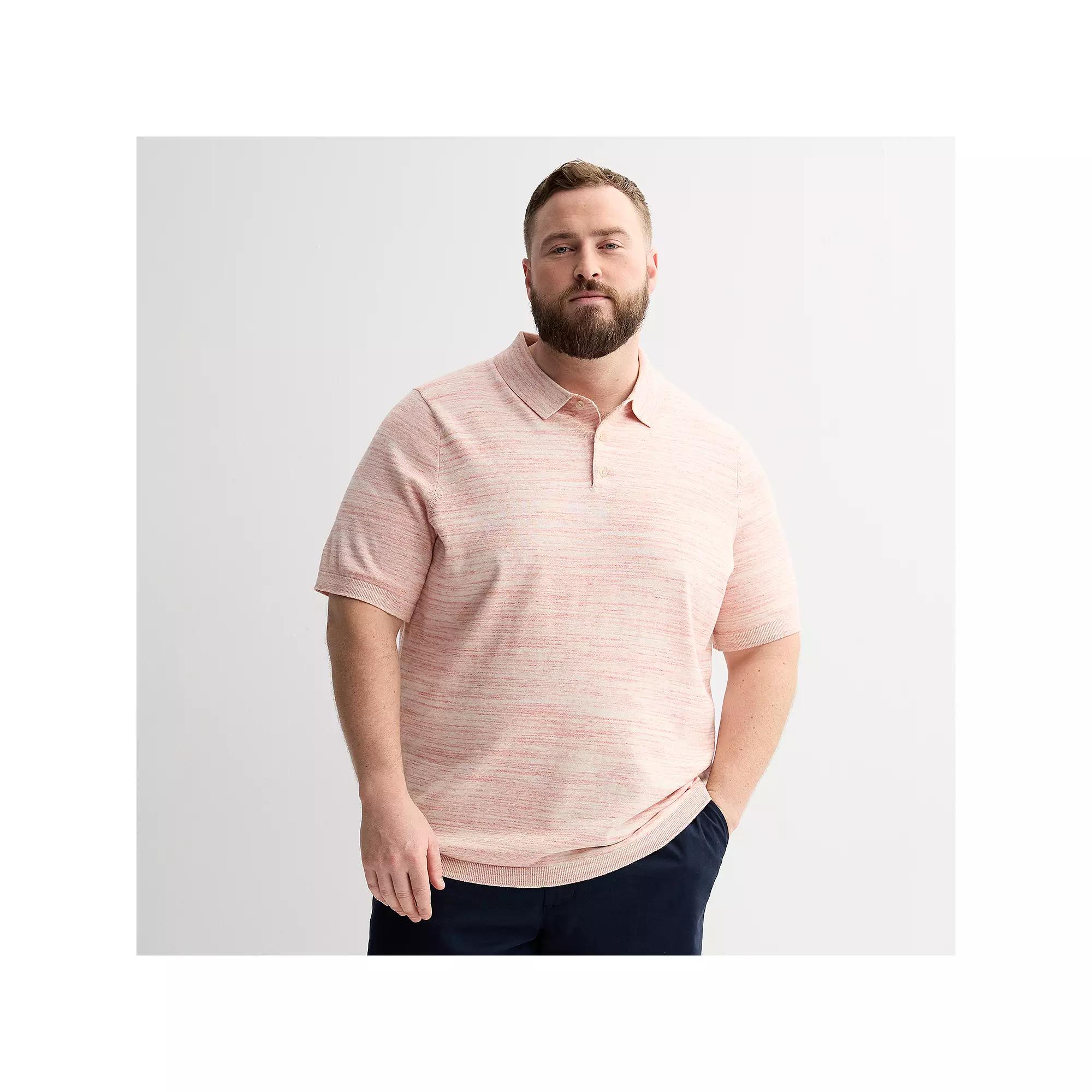 Big & Tall Sonoma Goods For Life® Short Sleeve Sweater Polo, Men's,  Product Image