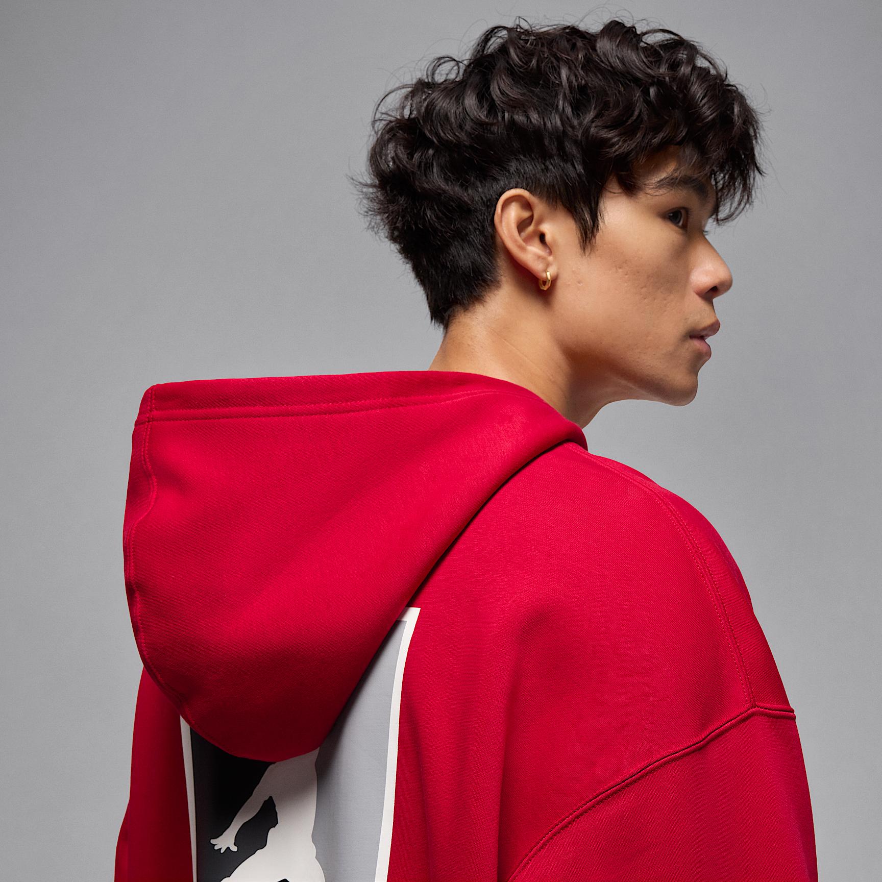 Mens Jordan Brooklyn Fleece Graphic Pullover Hoodie | HV0544-687 Product Image