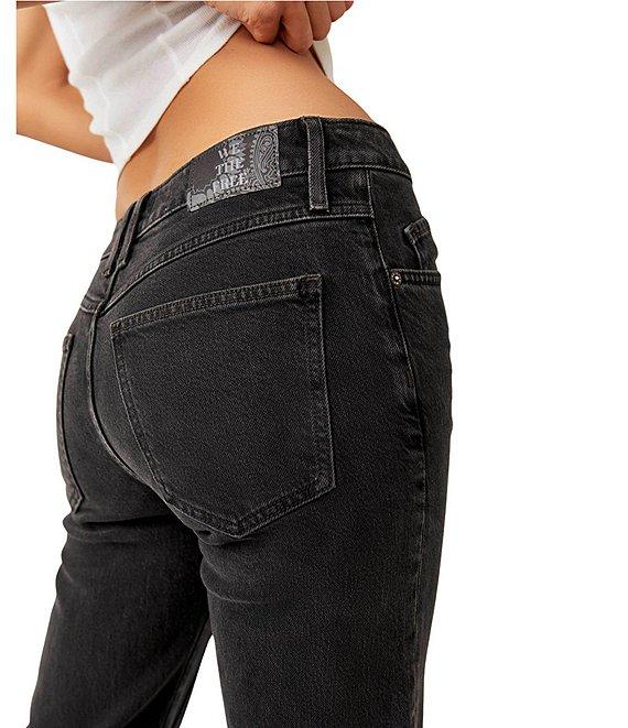 Free People Risk Taker High Rise Straight Leg Jeans Product Image