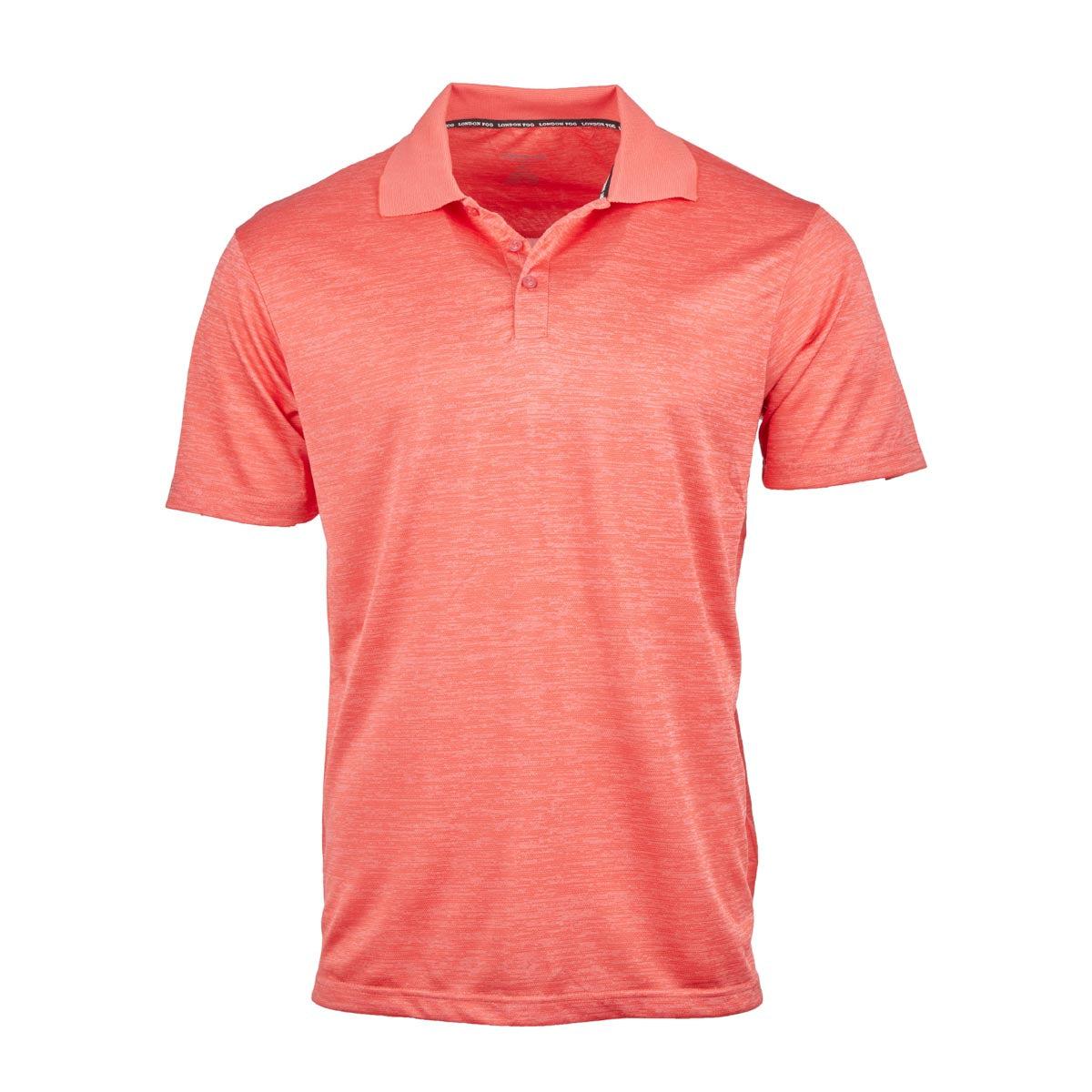 London Fog Men's Poly Textured Space Dye Polo Product Image