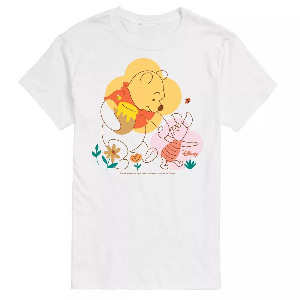 Disney's Winnie the Pooh Big & Tall Pooh And Piglet Graphic Tee, Men's,  Product Image