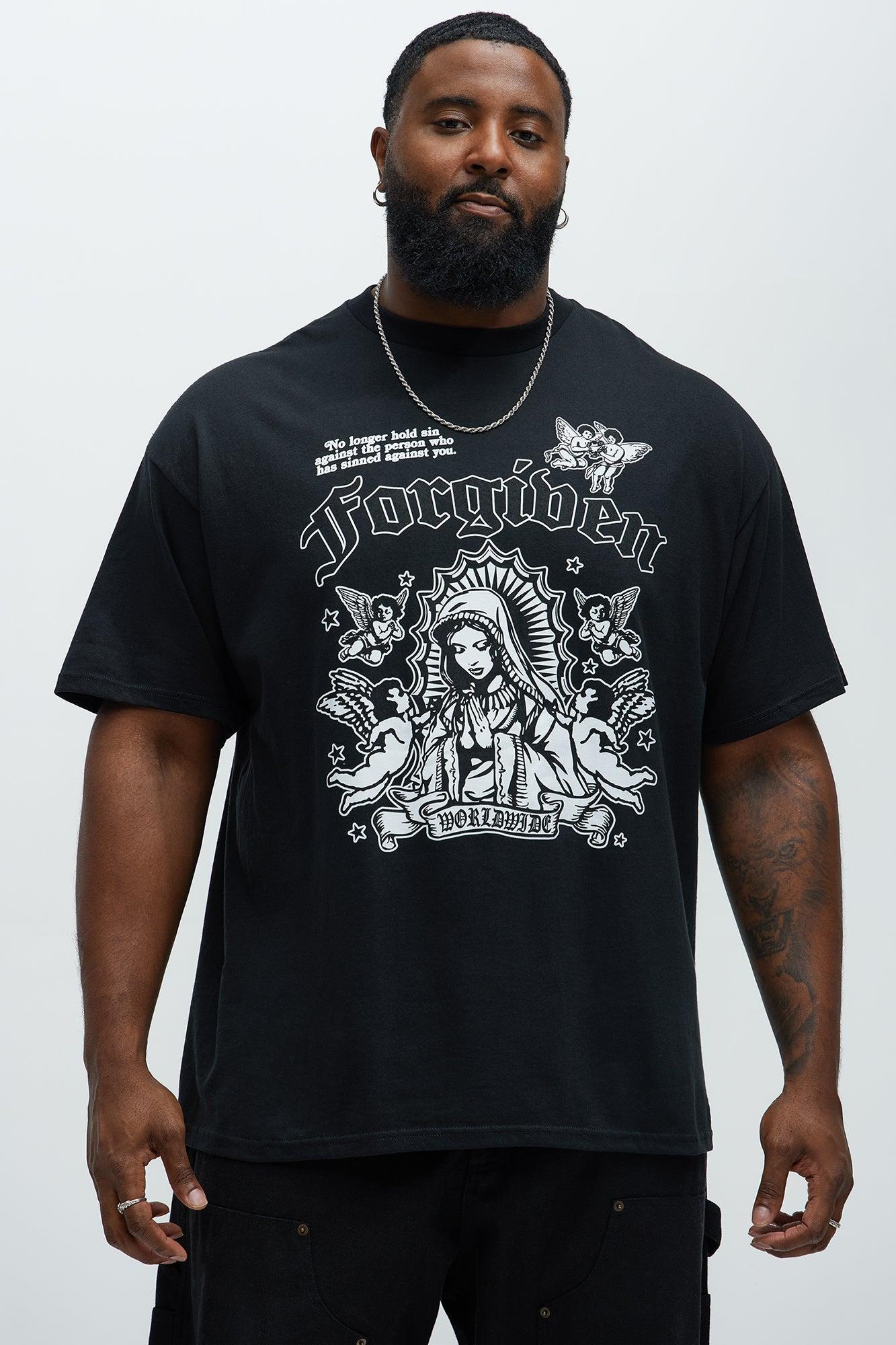 Forgiven Short Sleeve Tee - Black Product Image