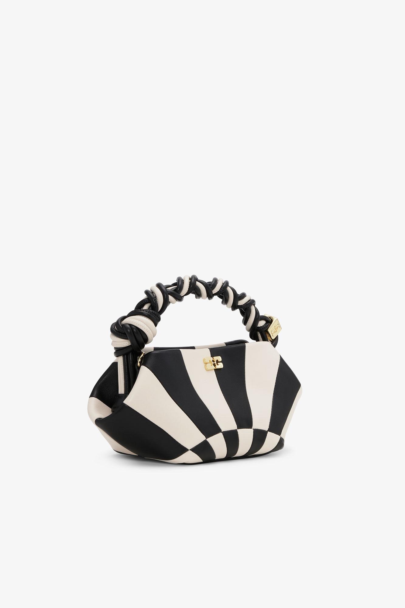 Black and White Mini GANNI Bou Bag Product Image