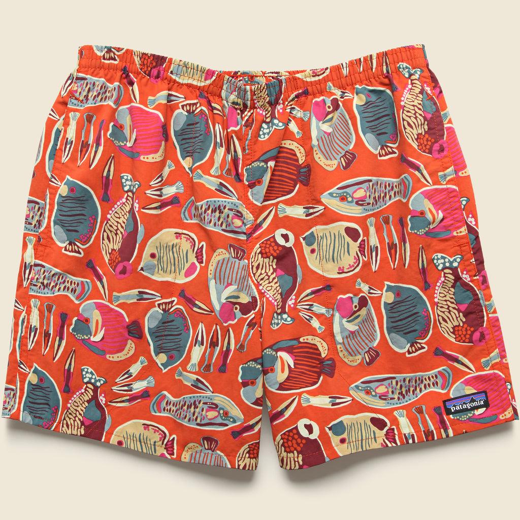 5" Baggies Shorts - Wrasse Pollinator Orange Product Image