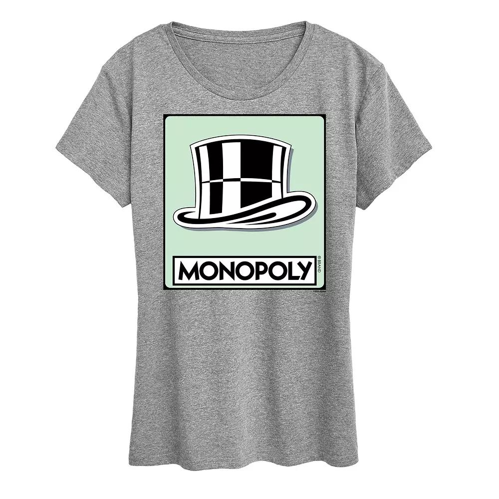 Womens Monopoly Hat Token Graphic Tee by Hasbro Product Image