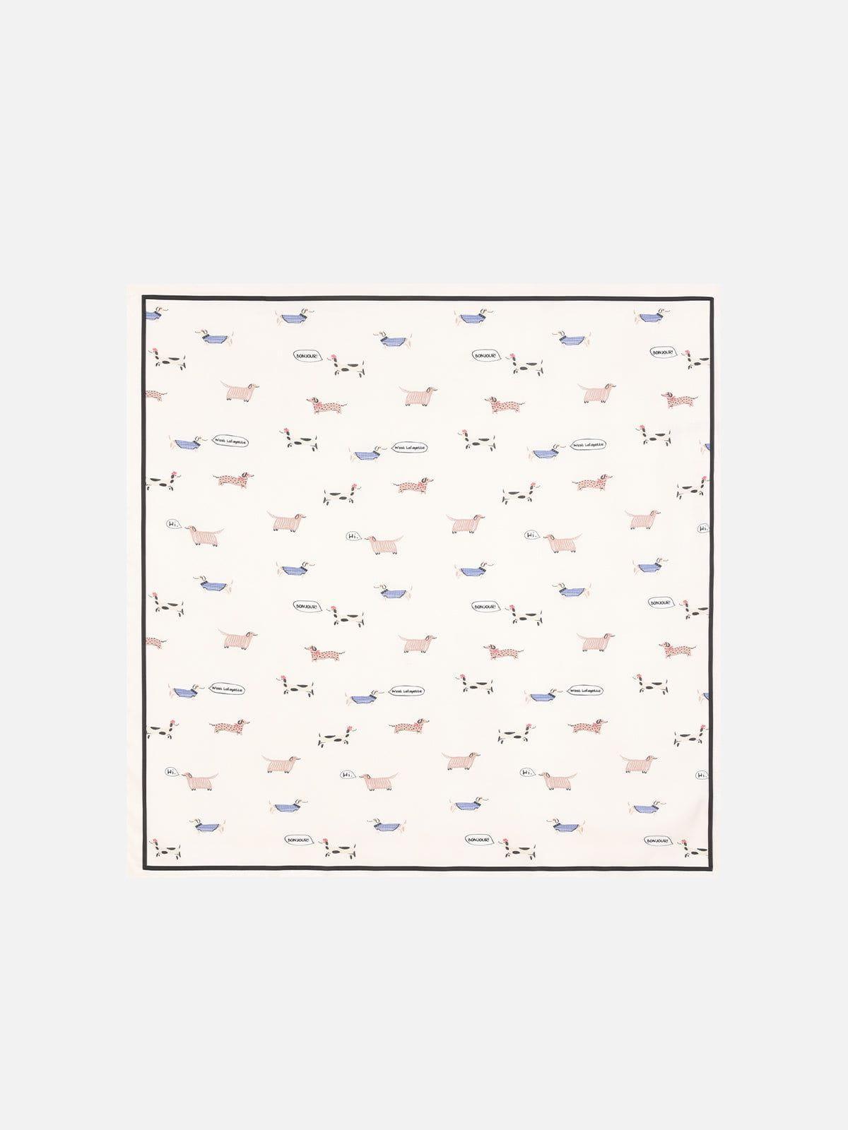 Animal Print Square Scarf Product Image