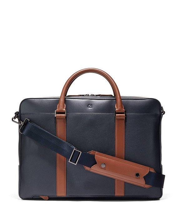 Cole Haan Triboro Pebbled Leather Briefcase Product Image