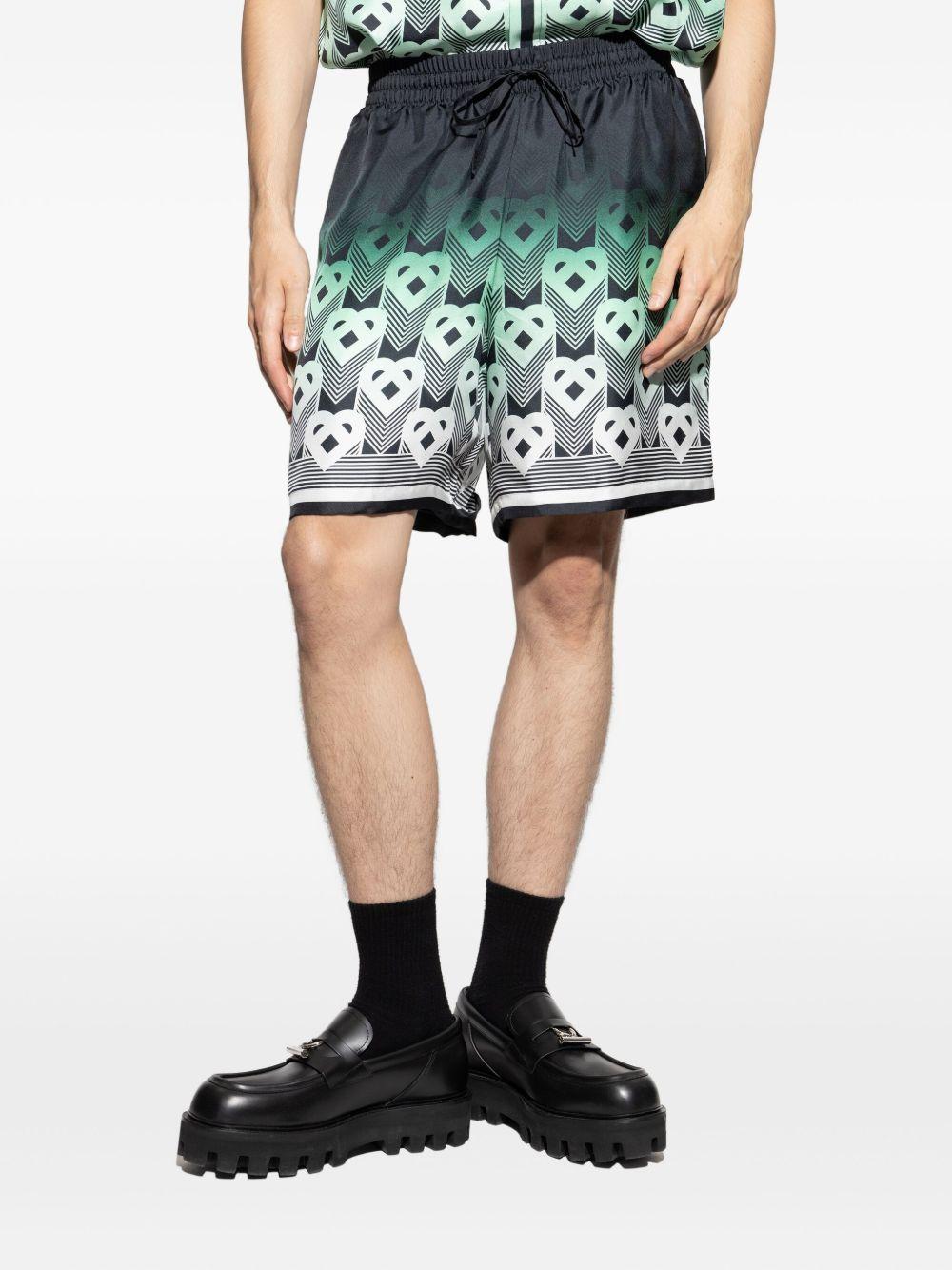 monogram-print drawstring shorts Product Image