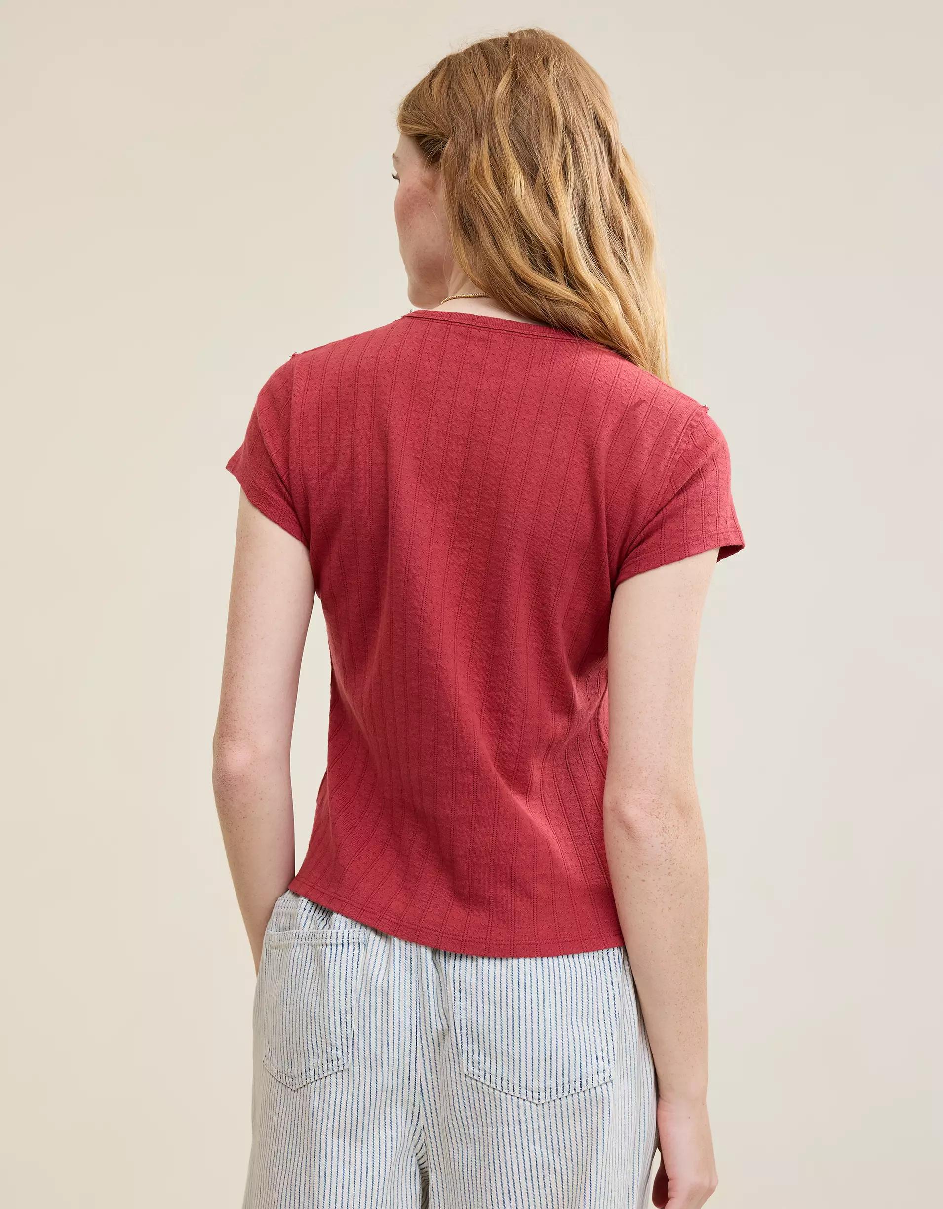 Aerie Pointelle Vintage T-Shirt Product Image