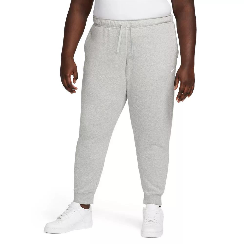 Womens Nike Sportswear Club Fleece Mid-Rise Jogger Pants (Plus Size) | DV5085-063 Product Image