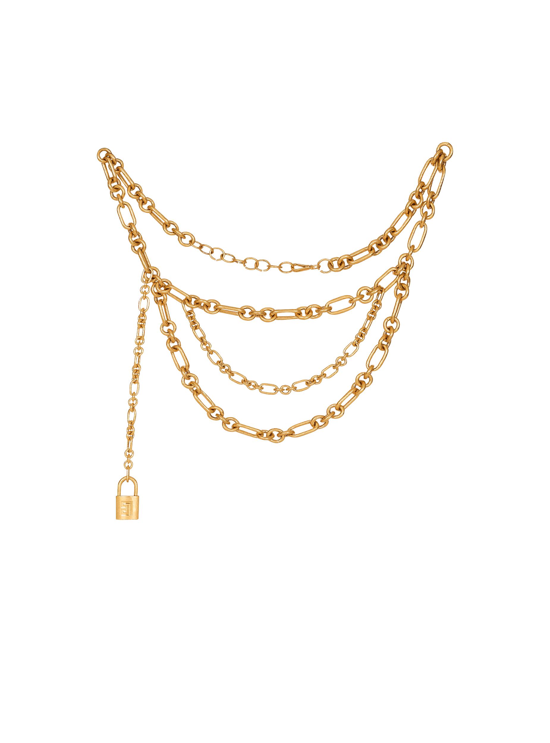 Sync brass chain belt  Product Image