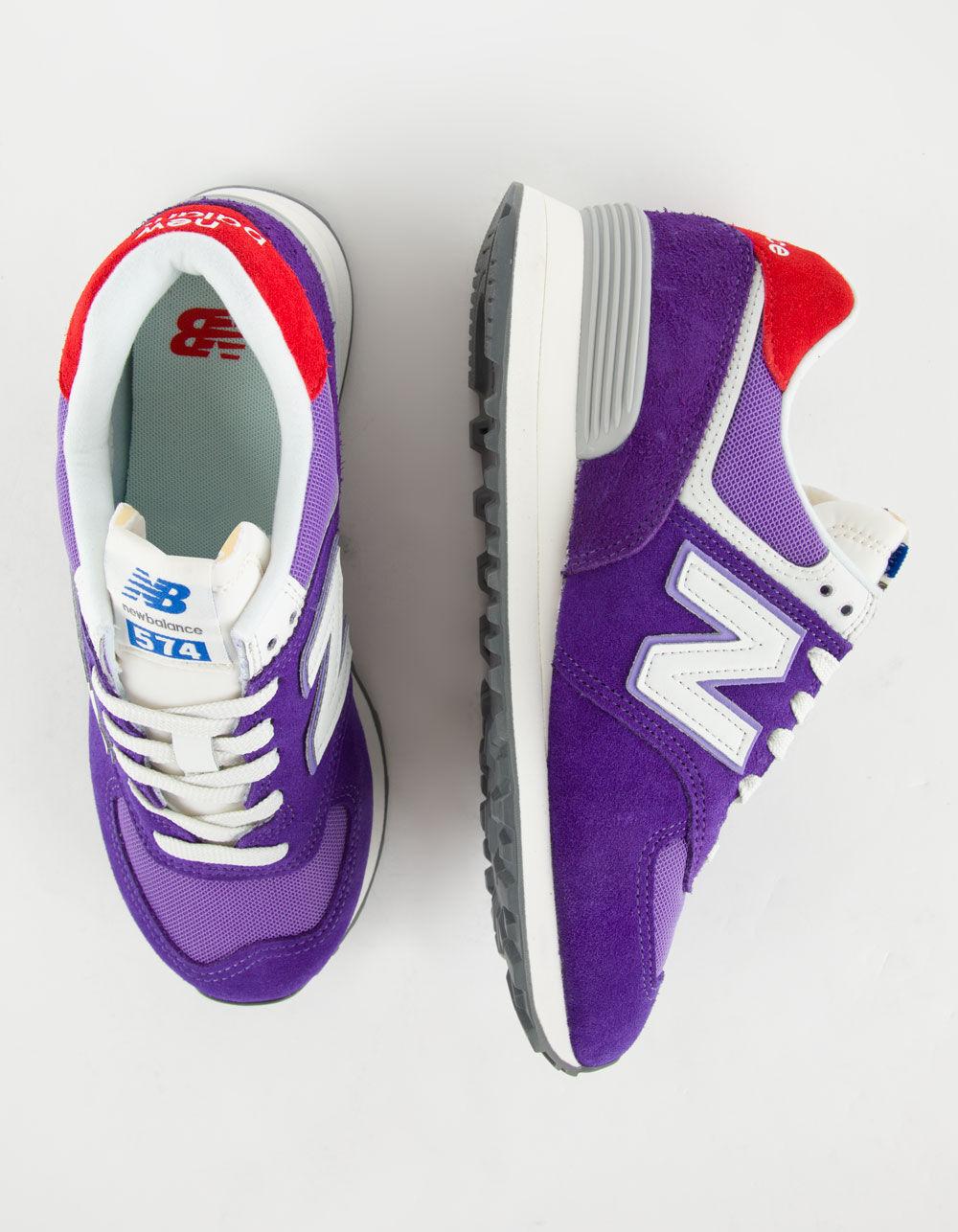 NEW BALANCE 574 Womens Shoes - BURGUNDY Product Image
