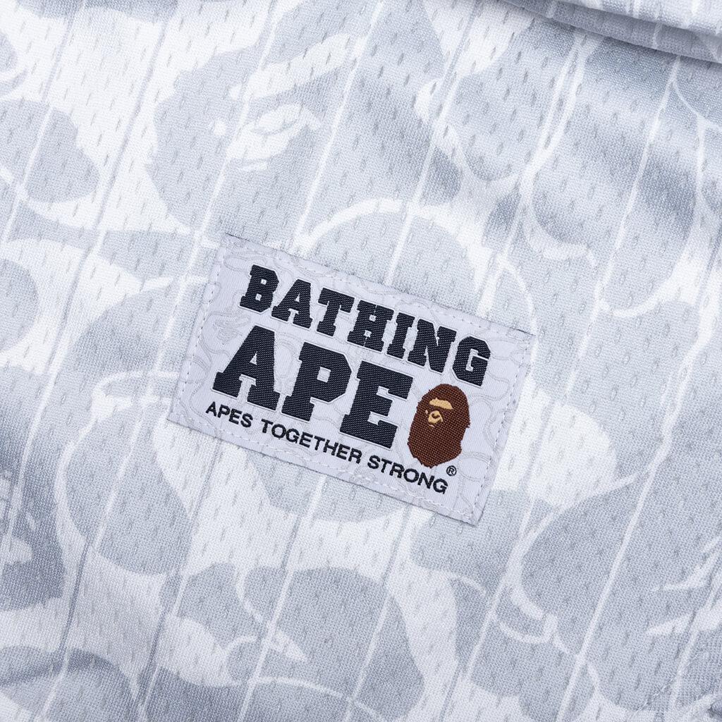 Camo Stripe Baseball Shirt - Gray Male Product Image