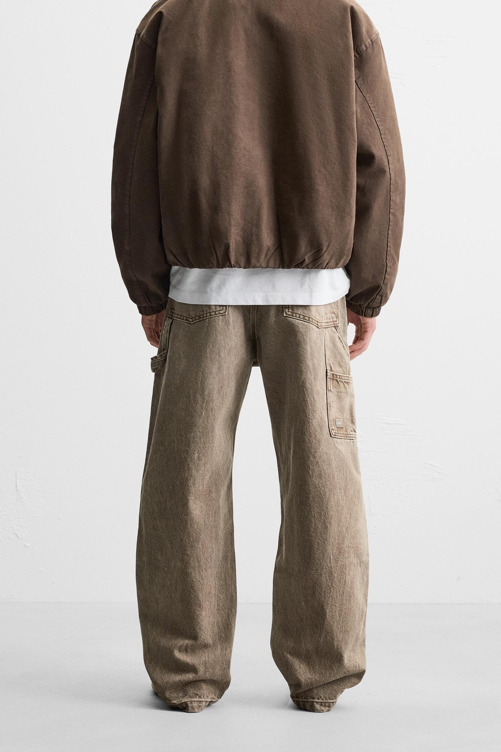 WASHED CARPENTER POCKET PANTS Product Image