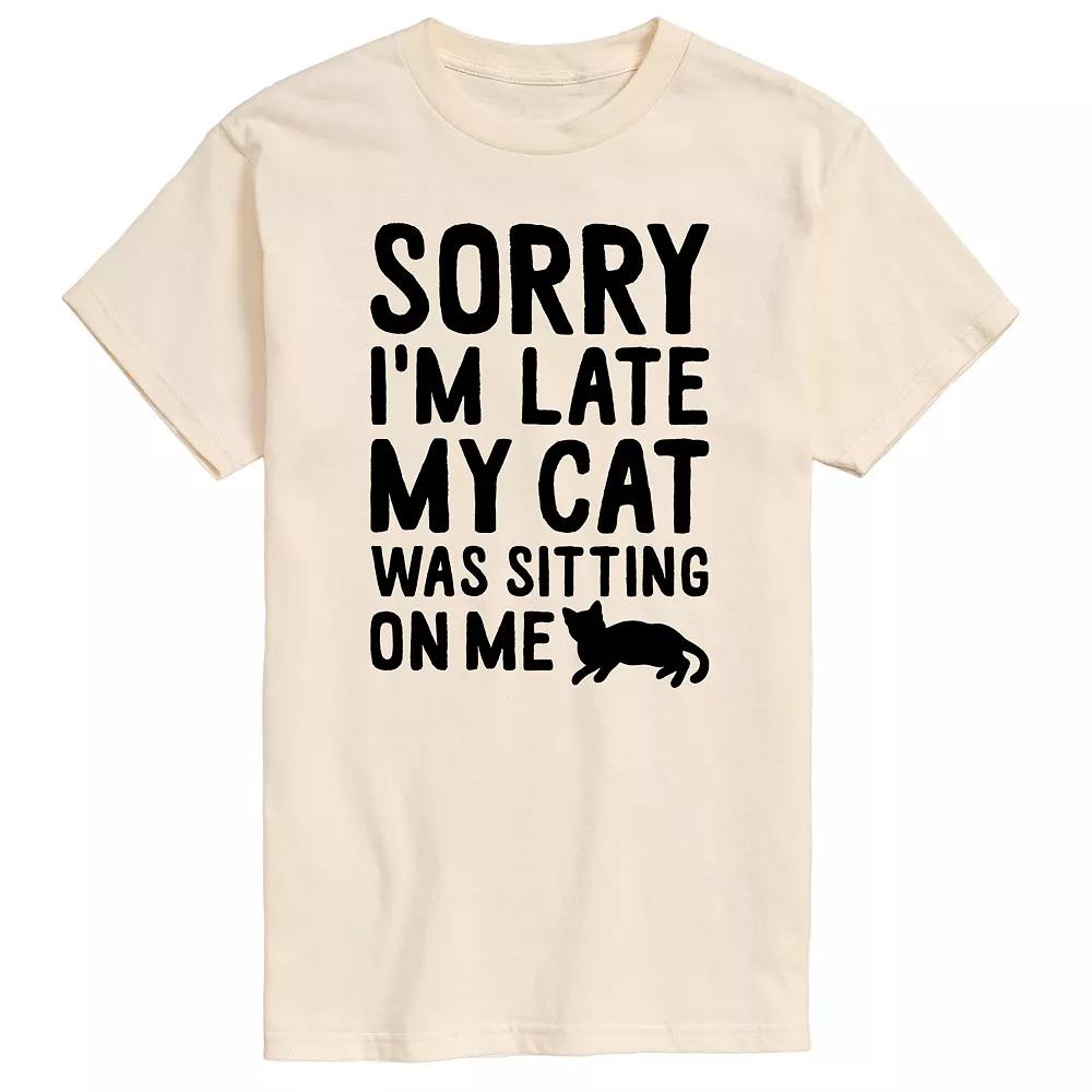 Men's Sorry I'm Late Tee,  Product Image