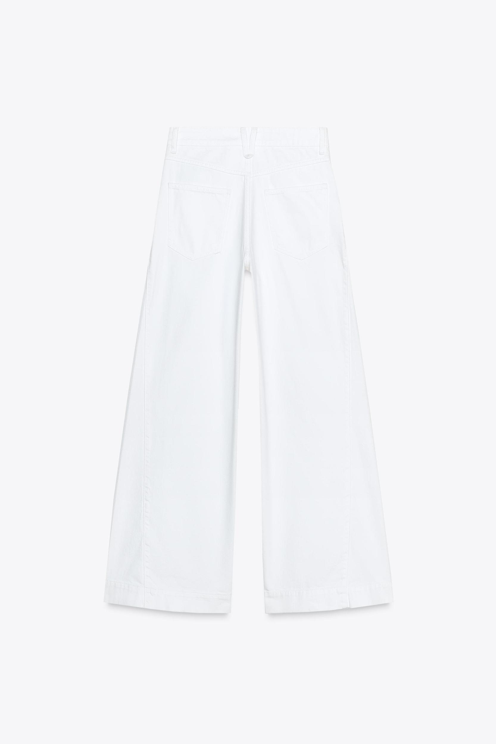 Z1975 WIDE LEG MID-RISE JEANS WITH SIDE SEAMS Product Image