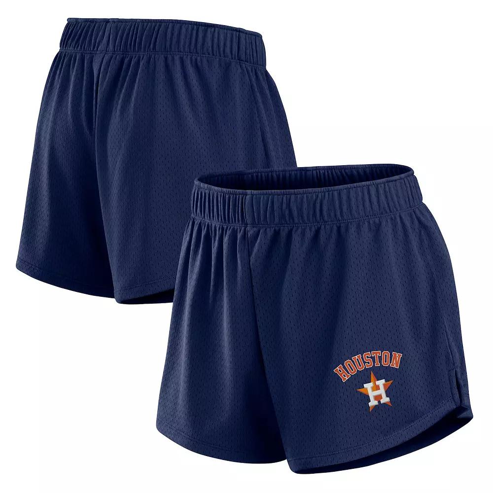 Women's Fanatics Navy Houston Astros Mesh Shorts,  Product Image