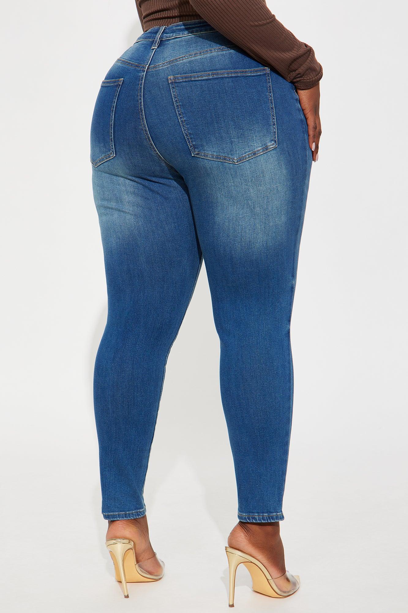 Unforgettable Fit Mid Rise Skinny Jeans - Vintage Wash Female Product Image