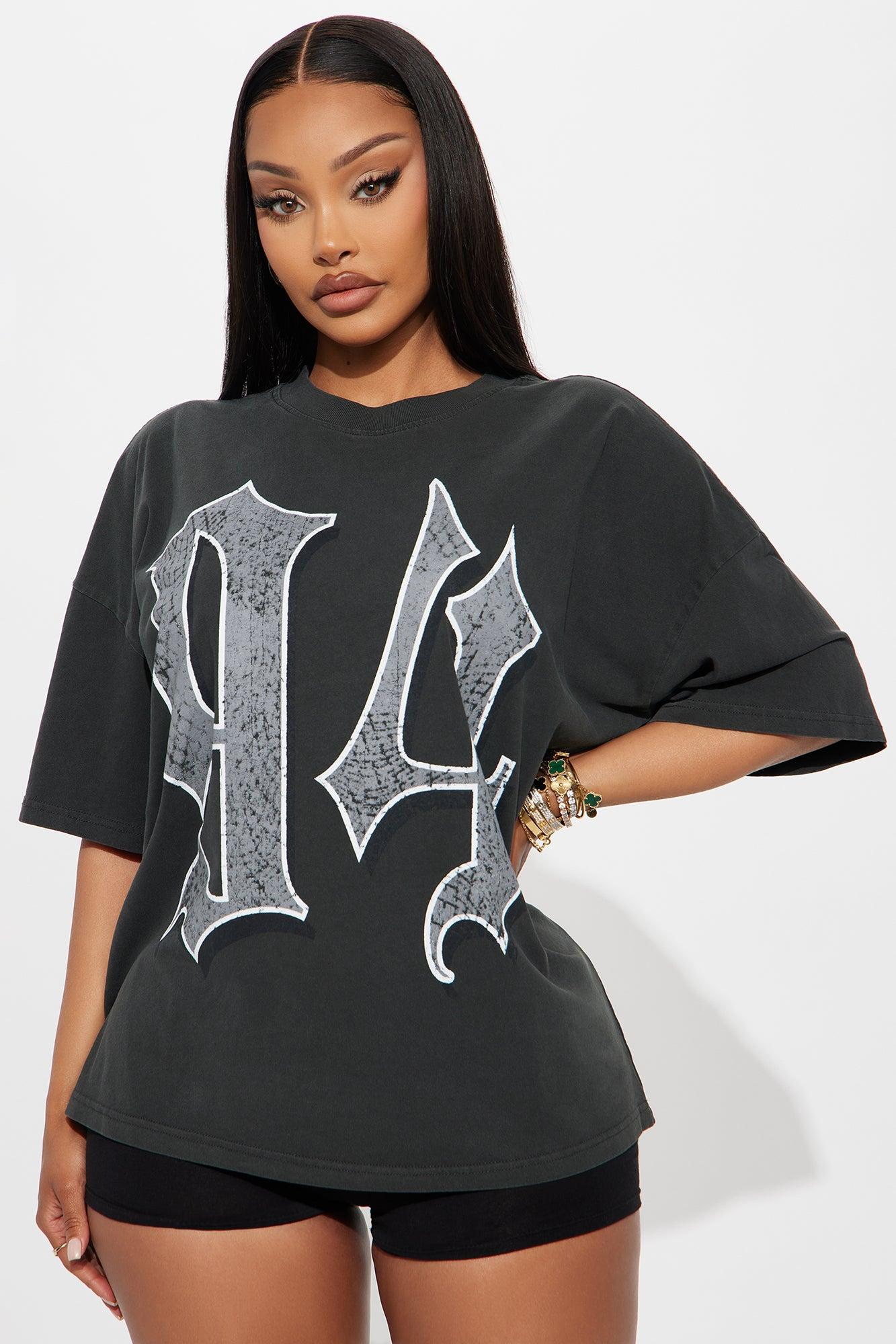 94 Washed Tee - Black Wash Female Product Image