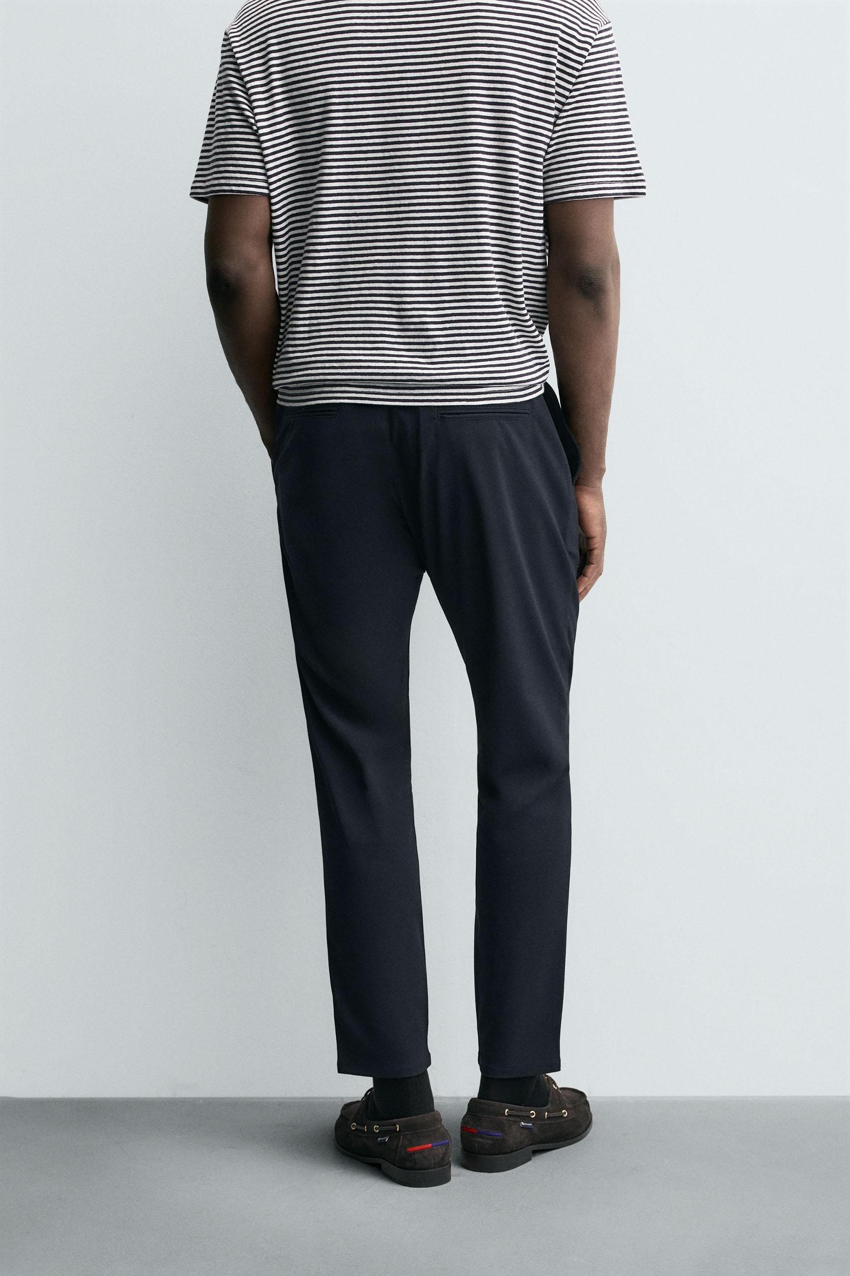 SLIM FIT STRETCH PANTS Product Image